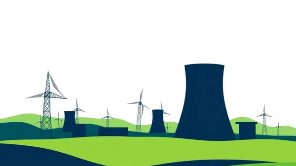 코스피 종목 추천 원자력 클린 에너지 일러스트