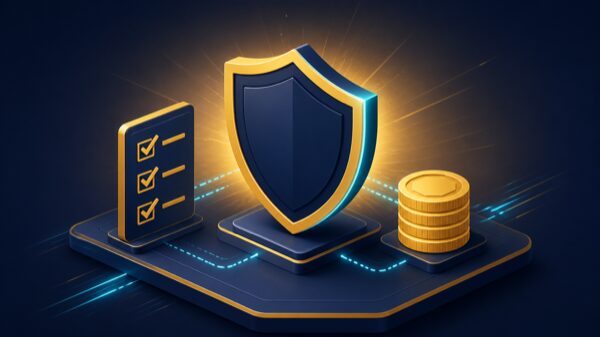 단일종목 레버리지 ETF 투자 요건 — 교육 이수·예탁금 설정 아이소메트릭 일러스트