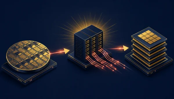 AI 반도체 밸류체인 — GPU·서버·메모리 투자 흐름 일러스트 2