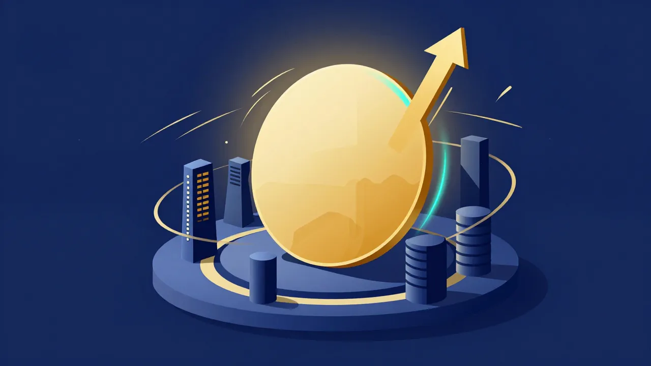반도체 웨이퍼와 ETF 투자 개념 일러스트 — 소부장 투자 포트폴리오